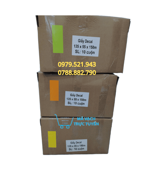 Giấy Decal PVC 135x55x150m