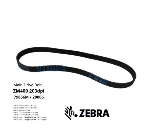 Dây curoa Zebra ZM400 203dpi