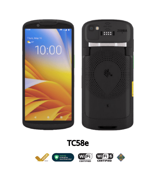 Máy kiểm kho di động Zebra TC58e